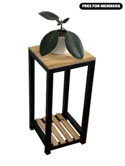 [Build Plans] Two Level 2x4 Industrial Plant Stand product image (1)