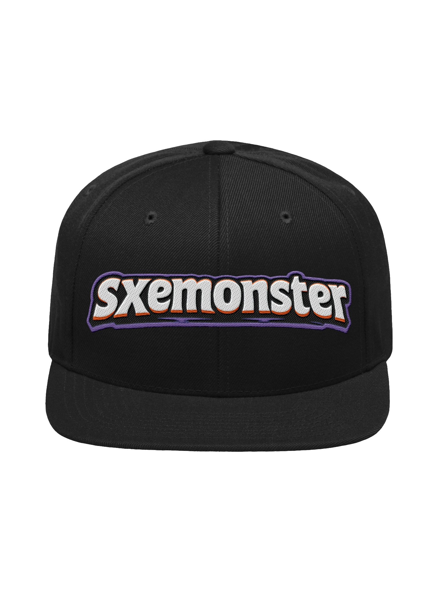 Straightedge Monster IGOR Bone Text Snapback Hat product image (2)