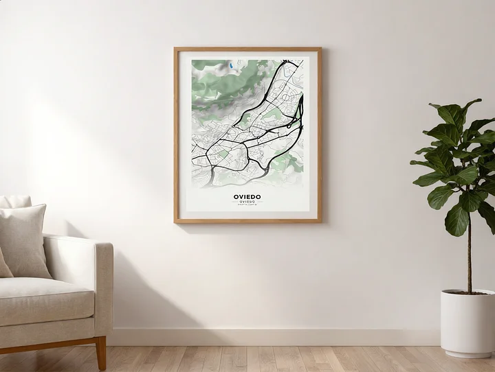 Map of Oviedo v1 product image (1)