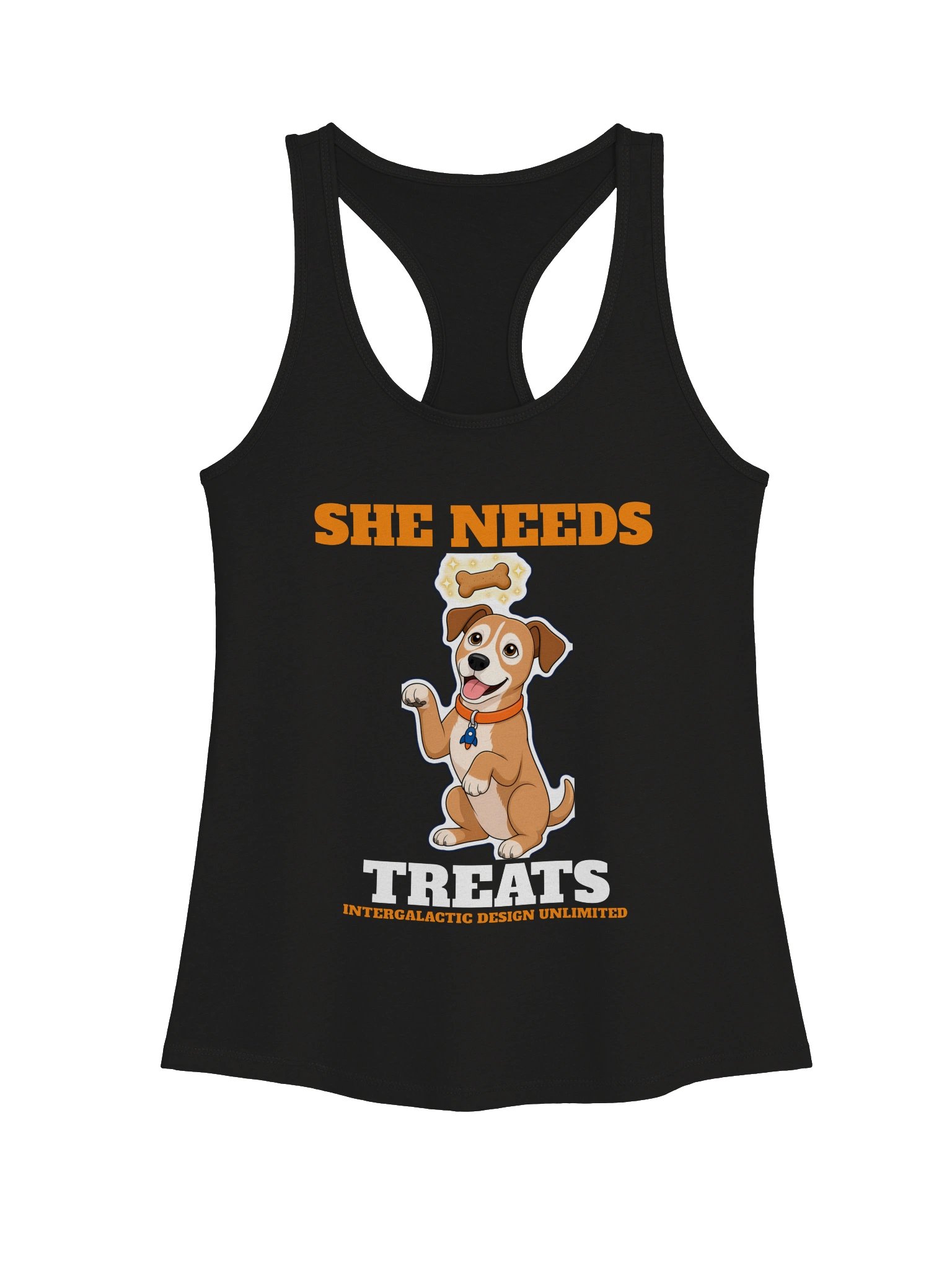 Lucy Dog Women's Racerback Tank (Black) product image (1)