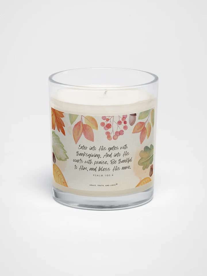 Psalm 100:4 Candle product image (1)