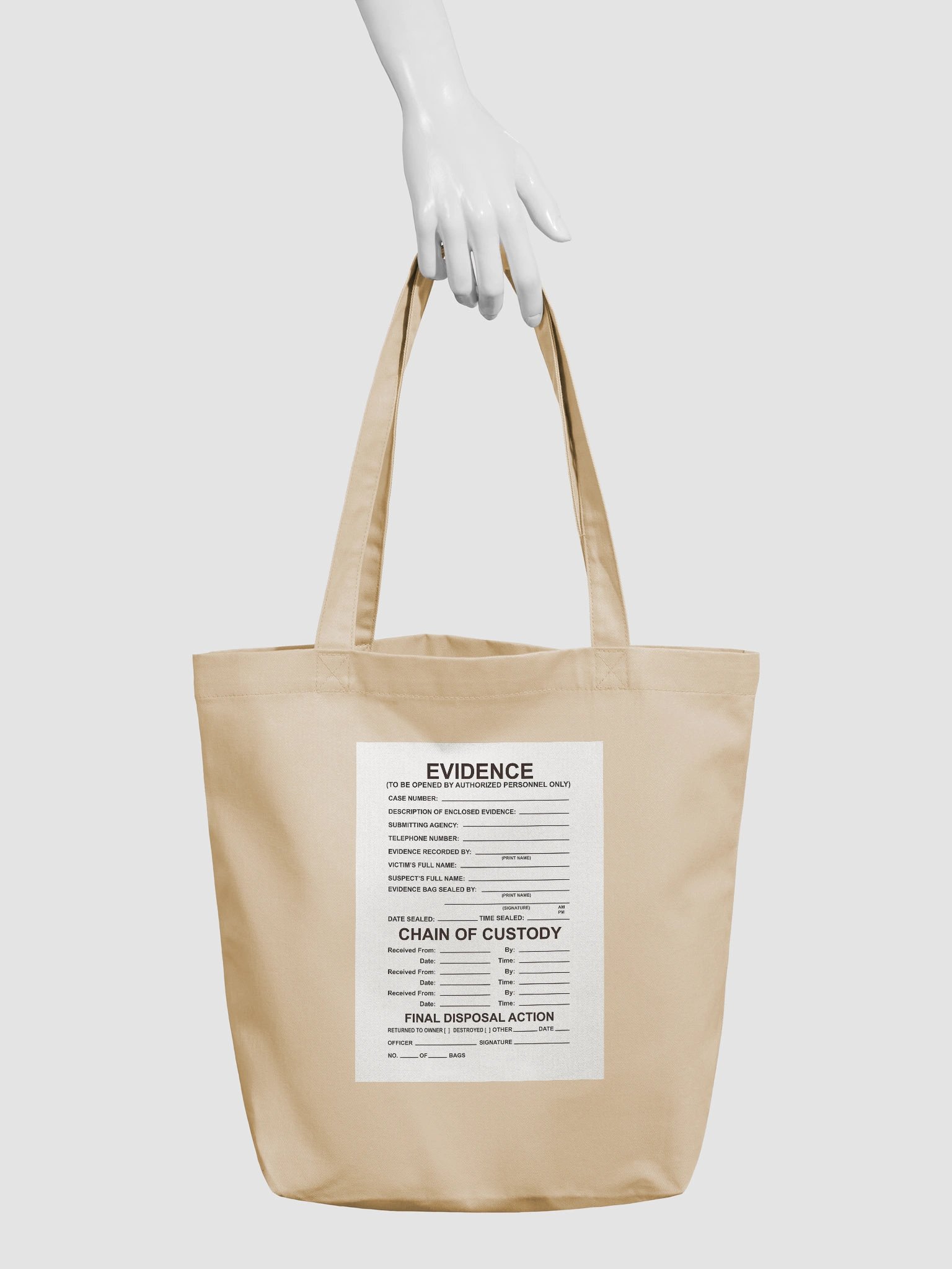 Law&Crime Evidence Tote Bag product image (3)