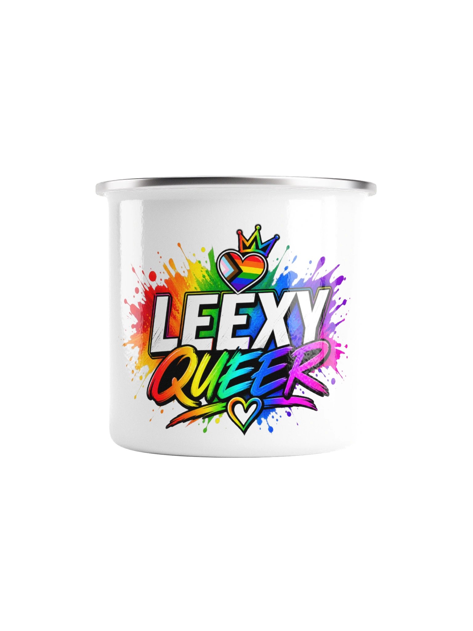 LeexyQueer Rainbow Pride Enamel Mug product image (2)
