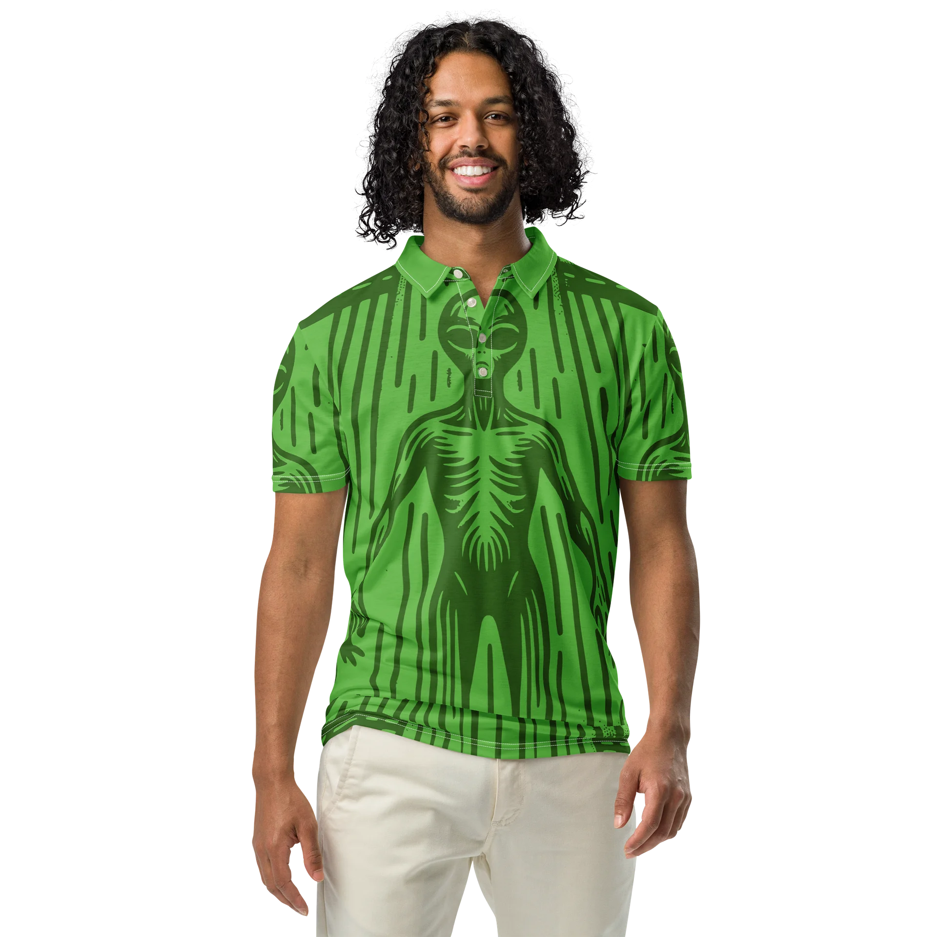 Signature GreenLightStop Alien Pulse Polo product image (5)