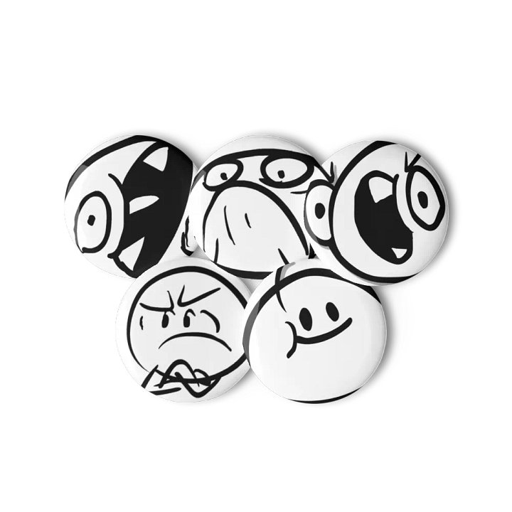 Eggheads Pin Buttons Set product image (1)