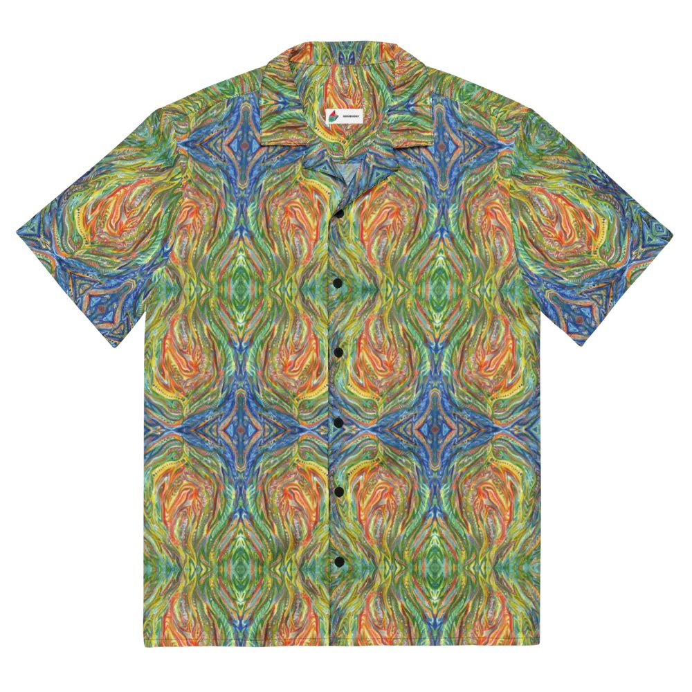 FIRE & WATER - PRINT BUTTON-UP SHIRT product image (2)