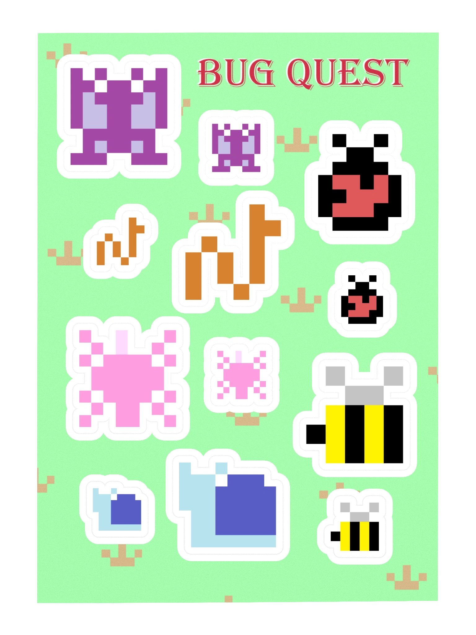 Bug Quest Sticker Sheet product image (3)
