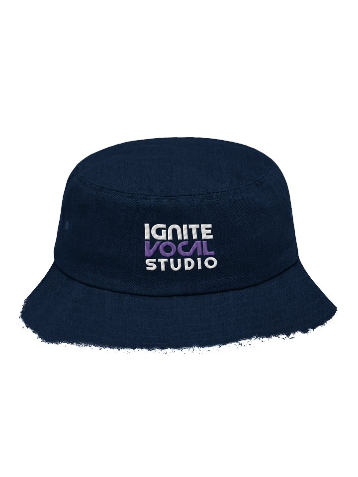 Ignite Vocal Studio // Distressed Denim Bucket Hat product image (1)