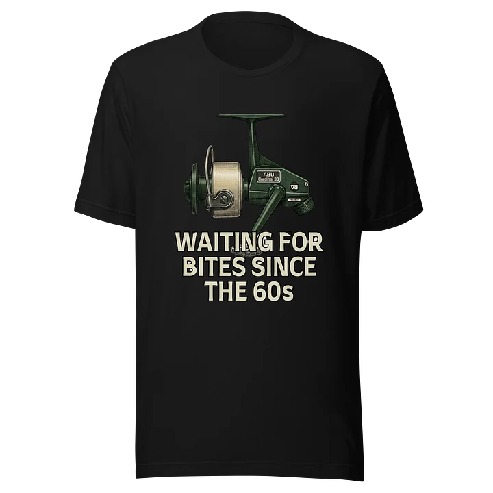 Abu Cardinal 33 Reel "Waiting for Bites Since the 1960s" T-Shirt product image (7)