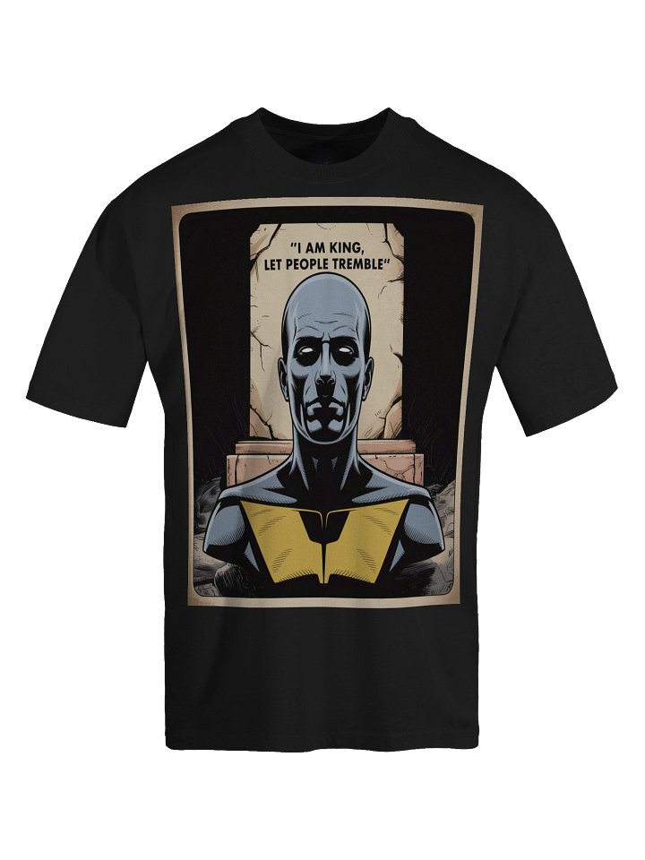 I Am King: Let People Tremble Ozymandias Inspired Oversized Faded T-Shirt product image (1)