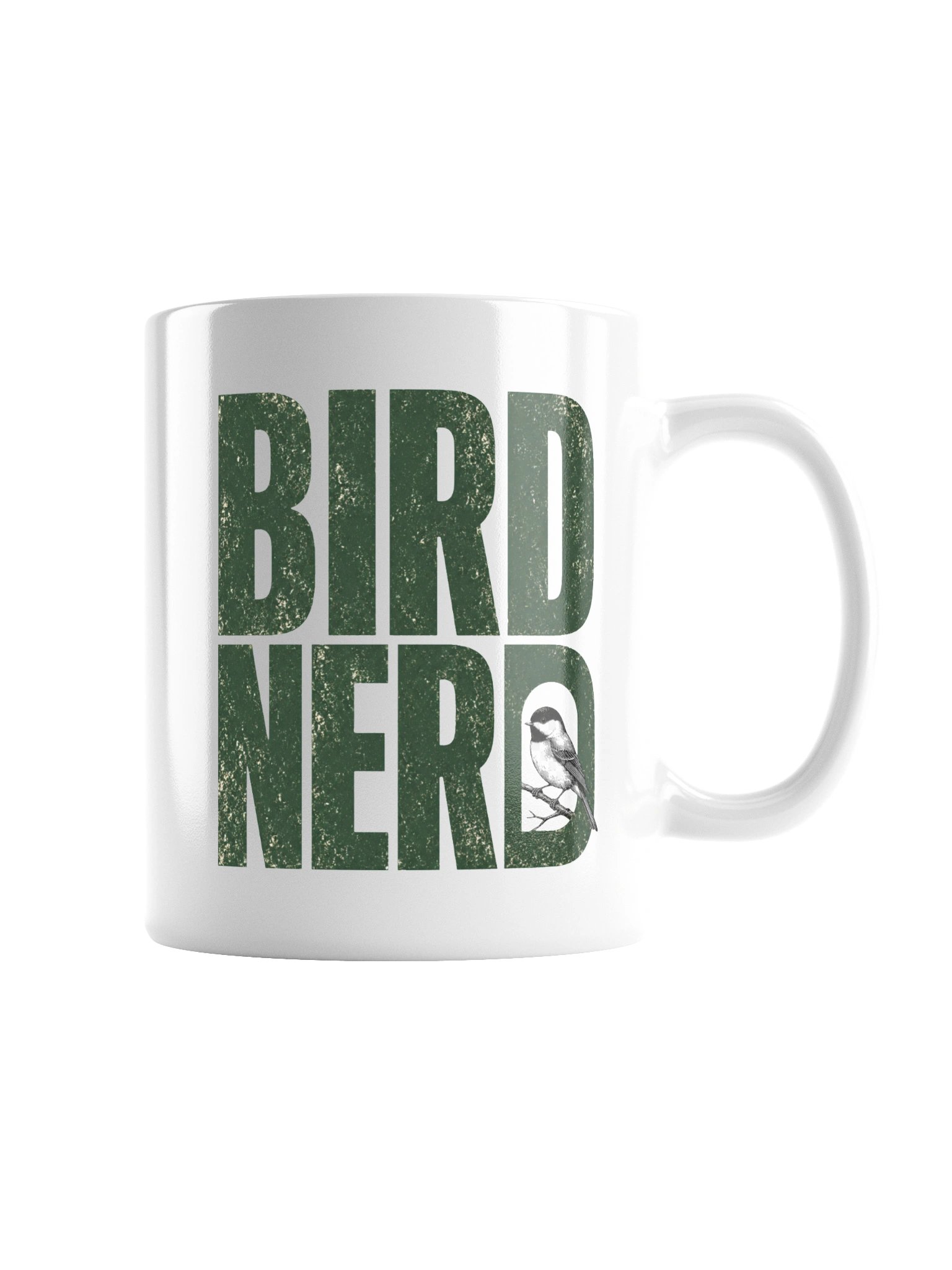 Funny Bird Nerd Mug – Cute Chickadee Coffee Cup product image (2)