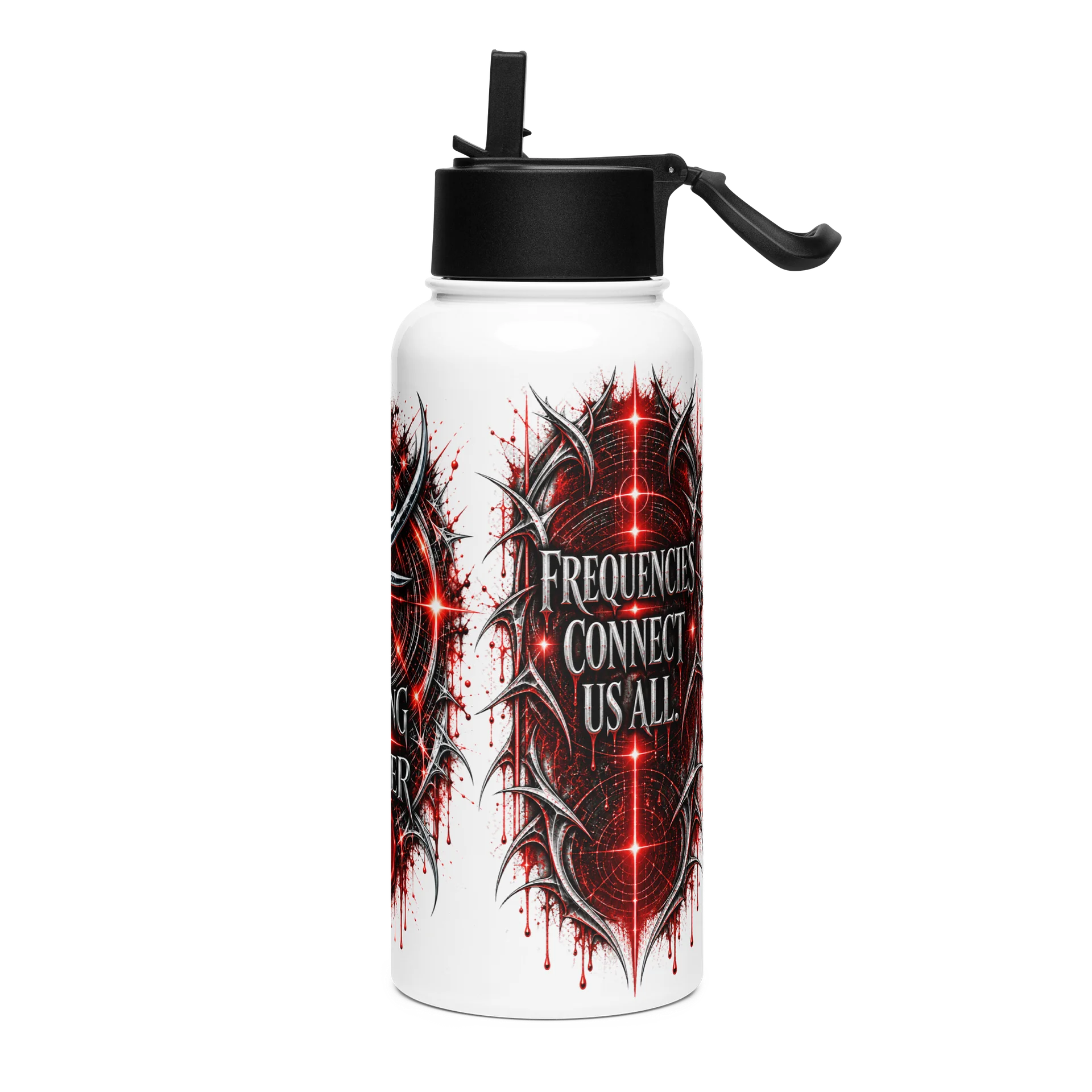 Waking the Sleeper — Frequencies Connect Us All Water Bottle product image (3)