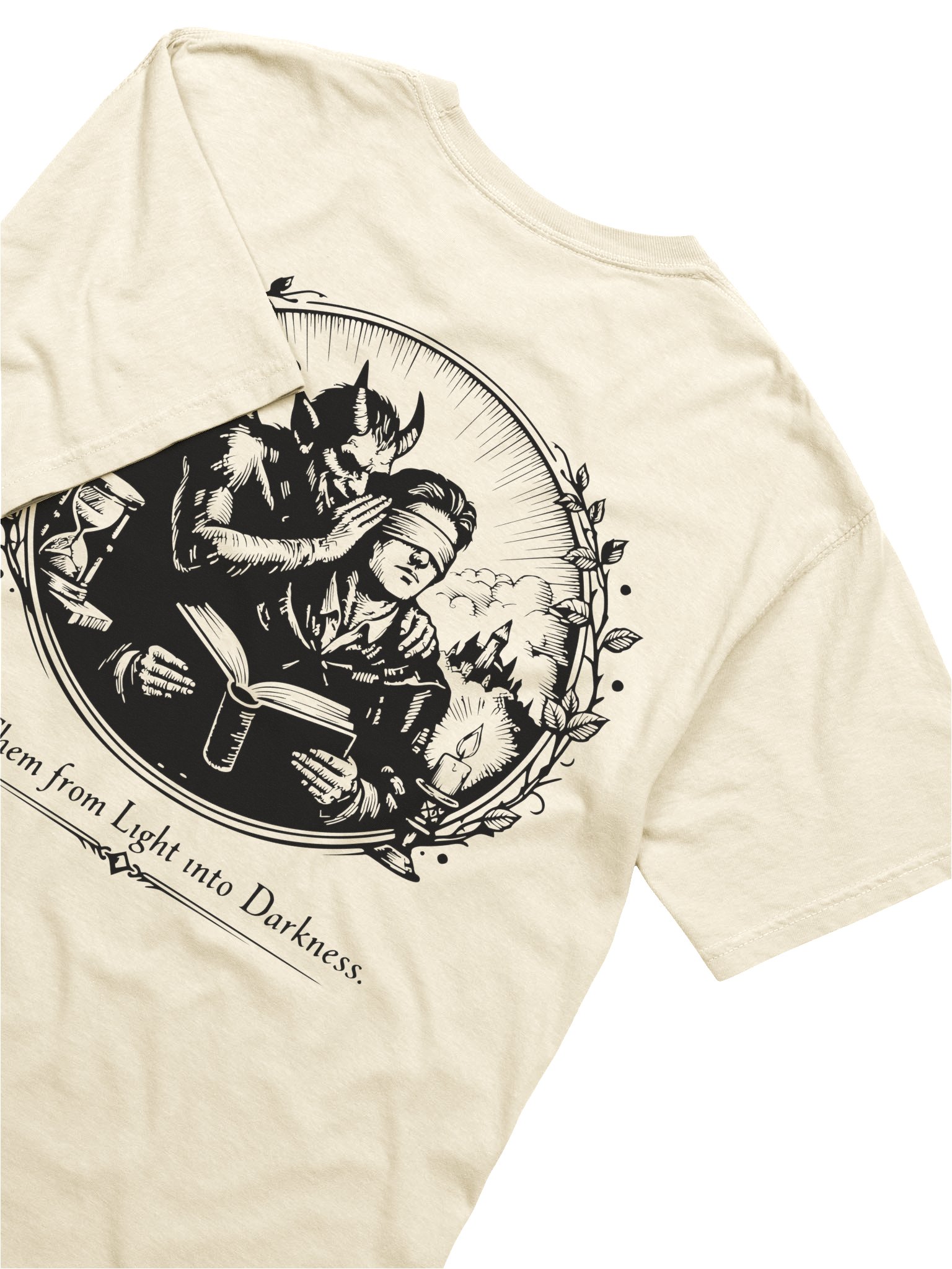 Blinded to the Light (Black on White/Color) (Back) product image (5)