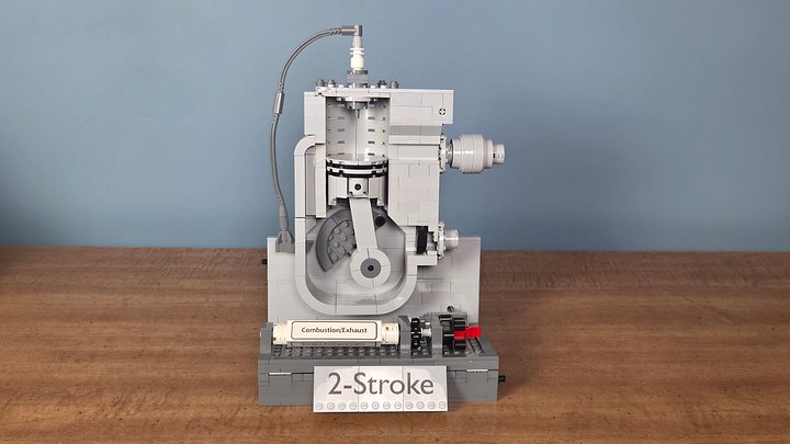 2-Stroke Modular Explainer Engine MOC Instructions product image (1)