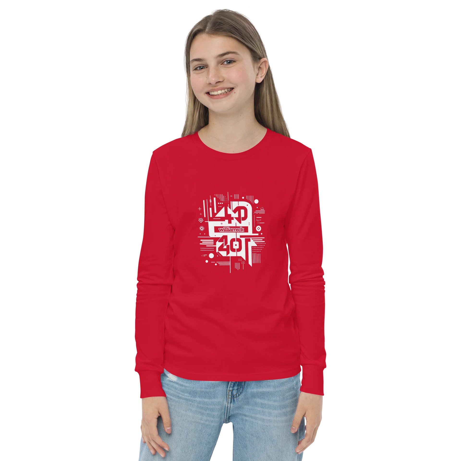 404 Status Collection Youth Long Sleeve T-Shirt product image (2)