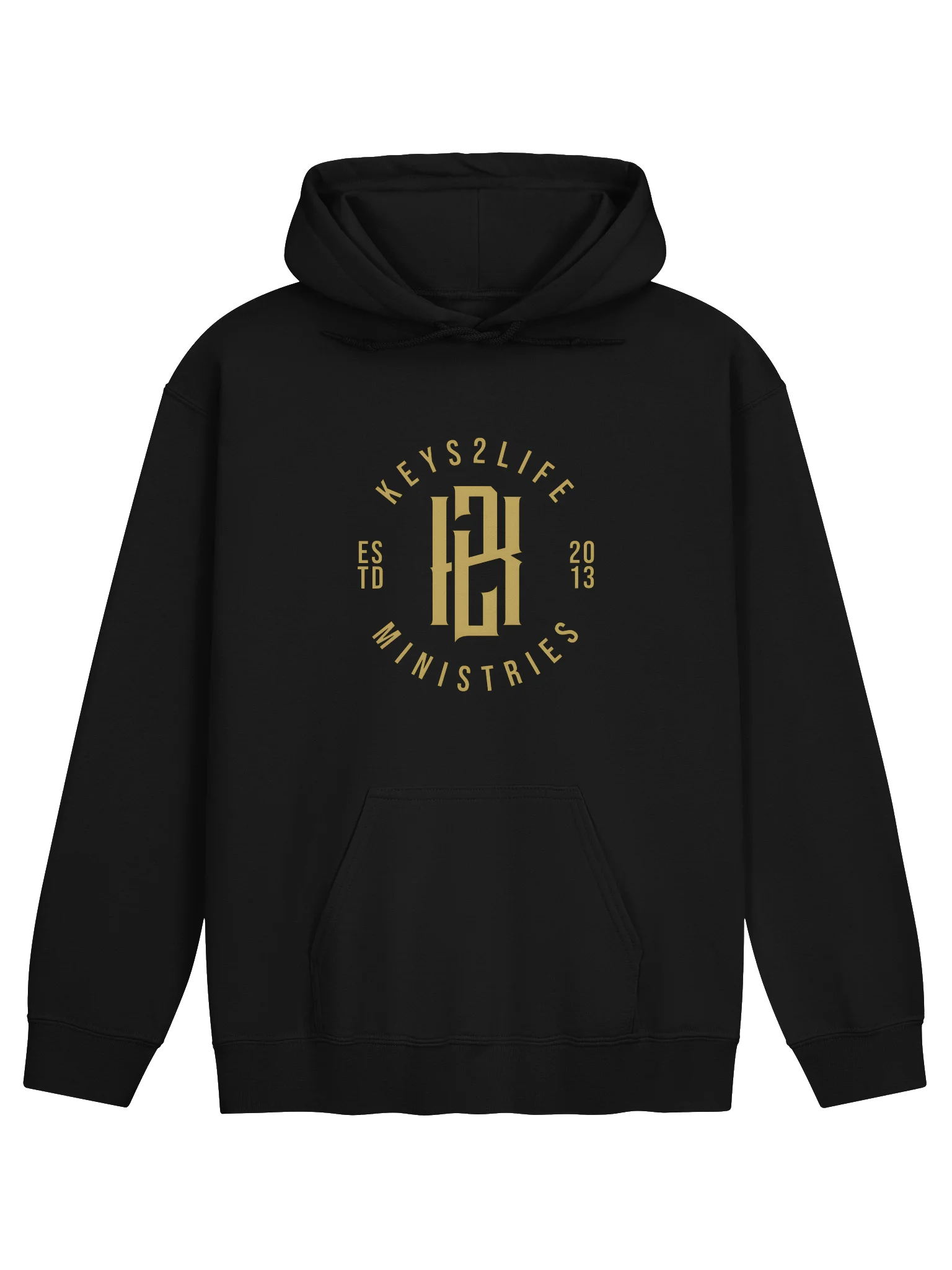 Keys2Life Ministries Gold Logo Hoodie product image (4)