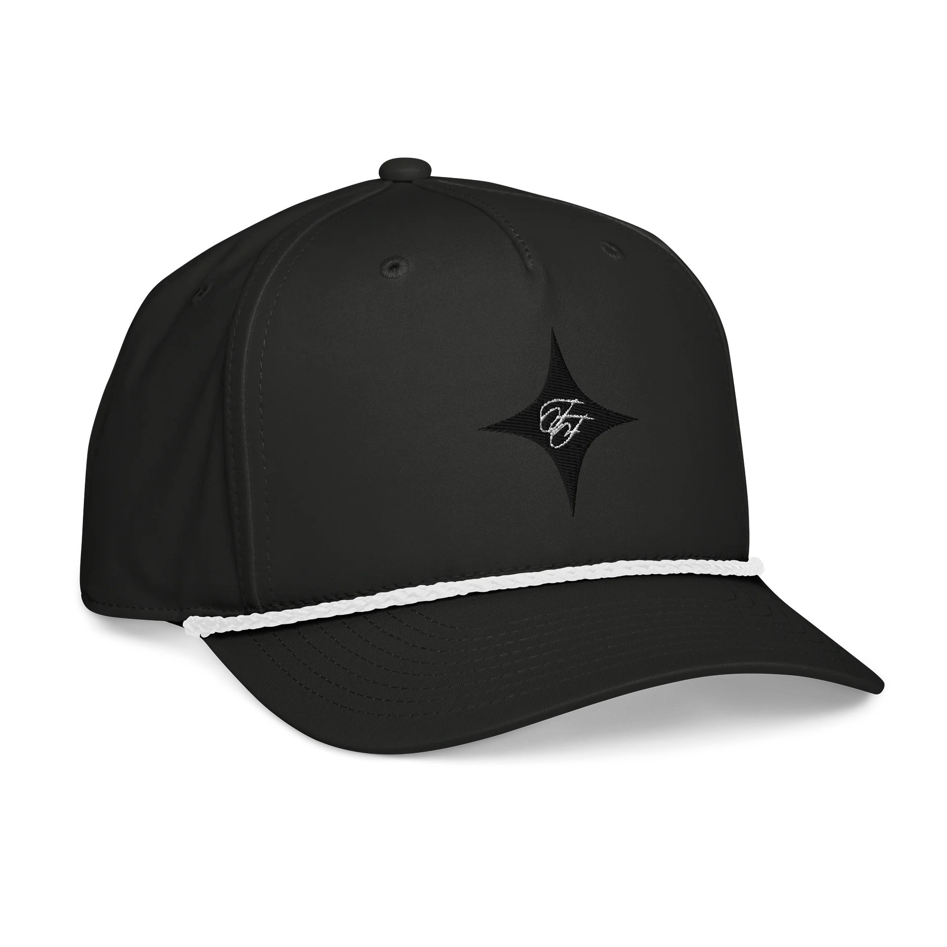F&F Star Five-Panel Classic Rope Cap (BLK) product image (3)