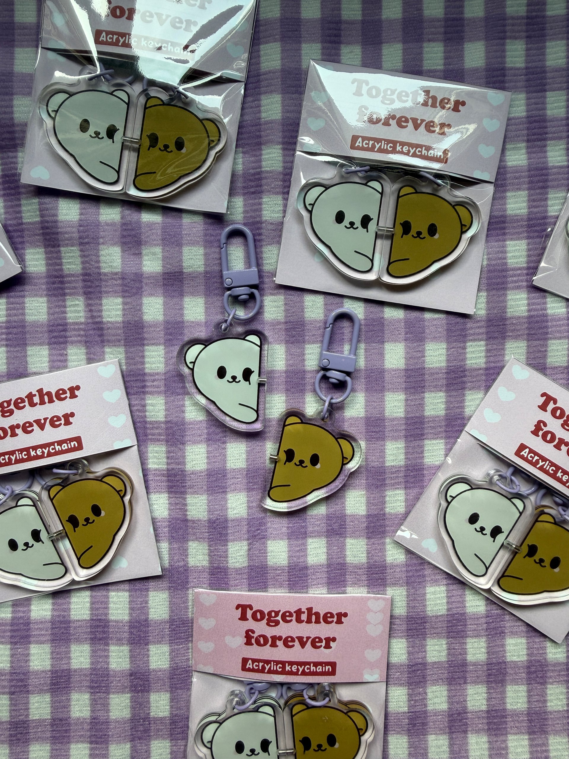 Together forever acrylic keychain product image (2)