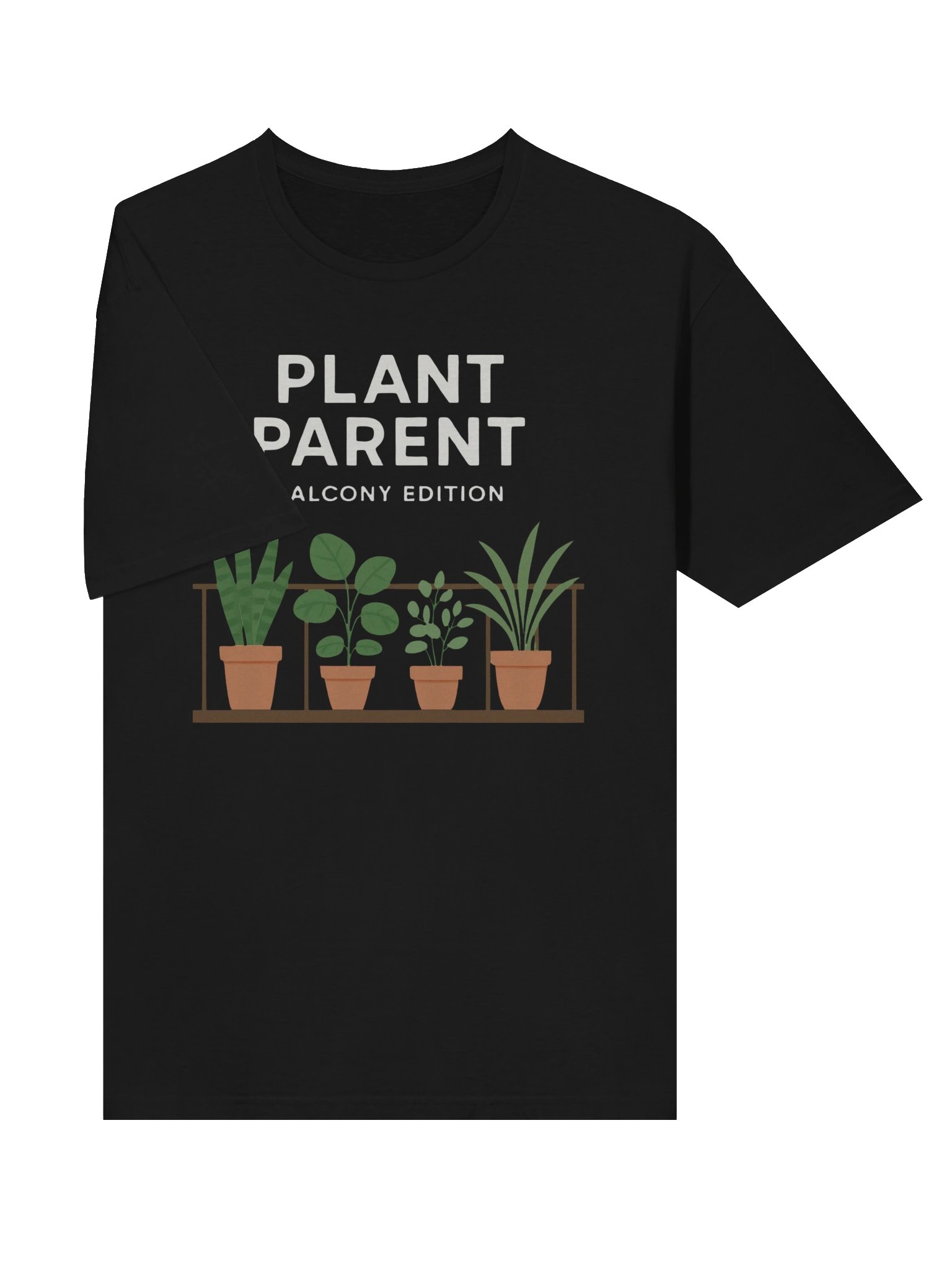 Plant Parent Balcony Edition T-Shirt – Minimal Urban Gardening Tee product image (3)