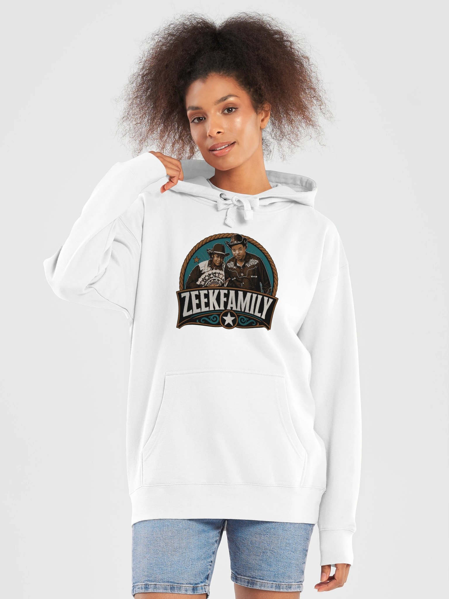 ZeekFamily Front and Back Hoodie product image (17)