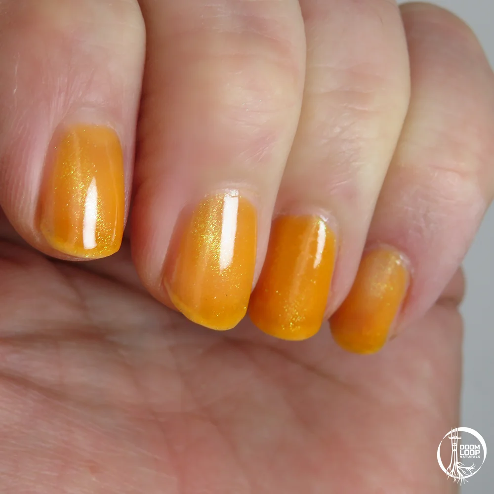 HIT THE STREETS - Neon Orange Jelly Magnetic Sparkle Polish product image (5)