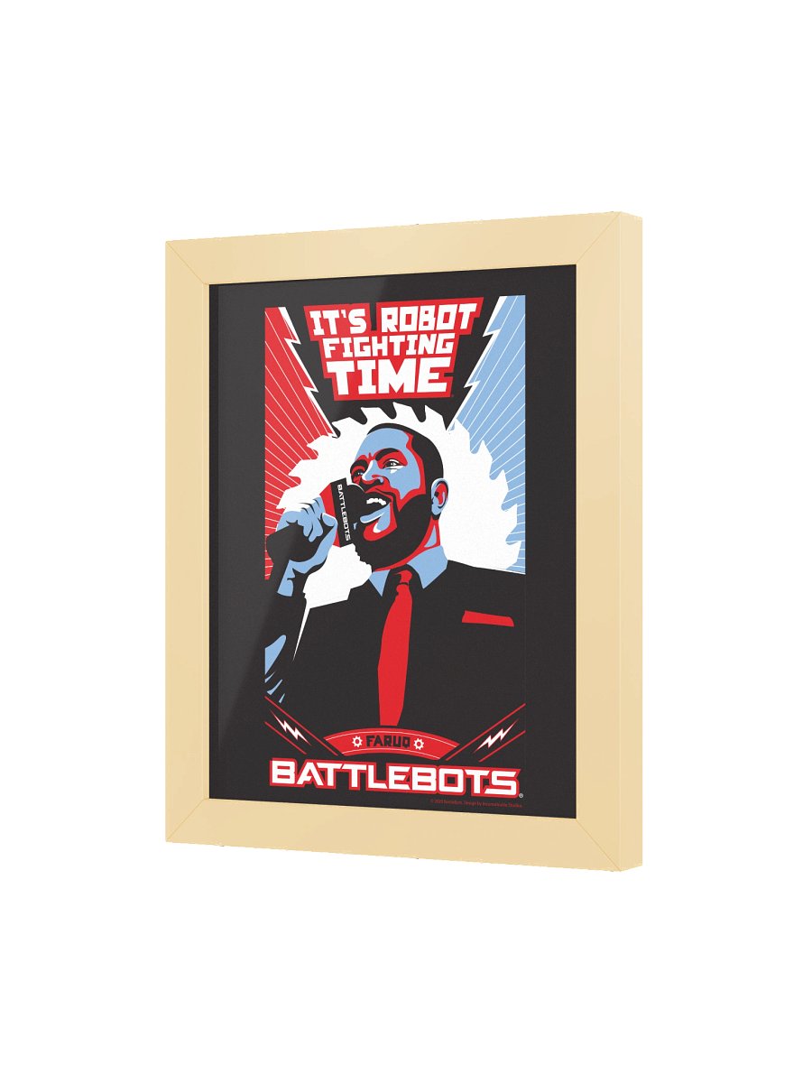 It's Robot Fighting Time! - Framed Poster product image (3)