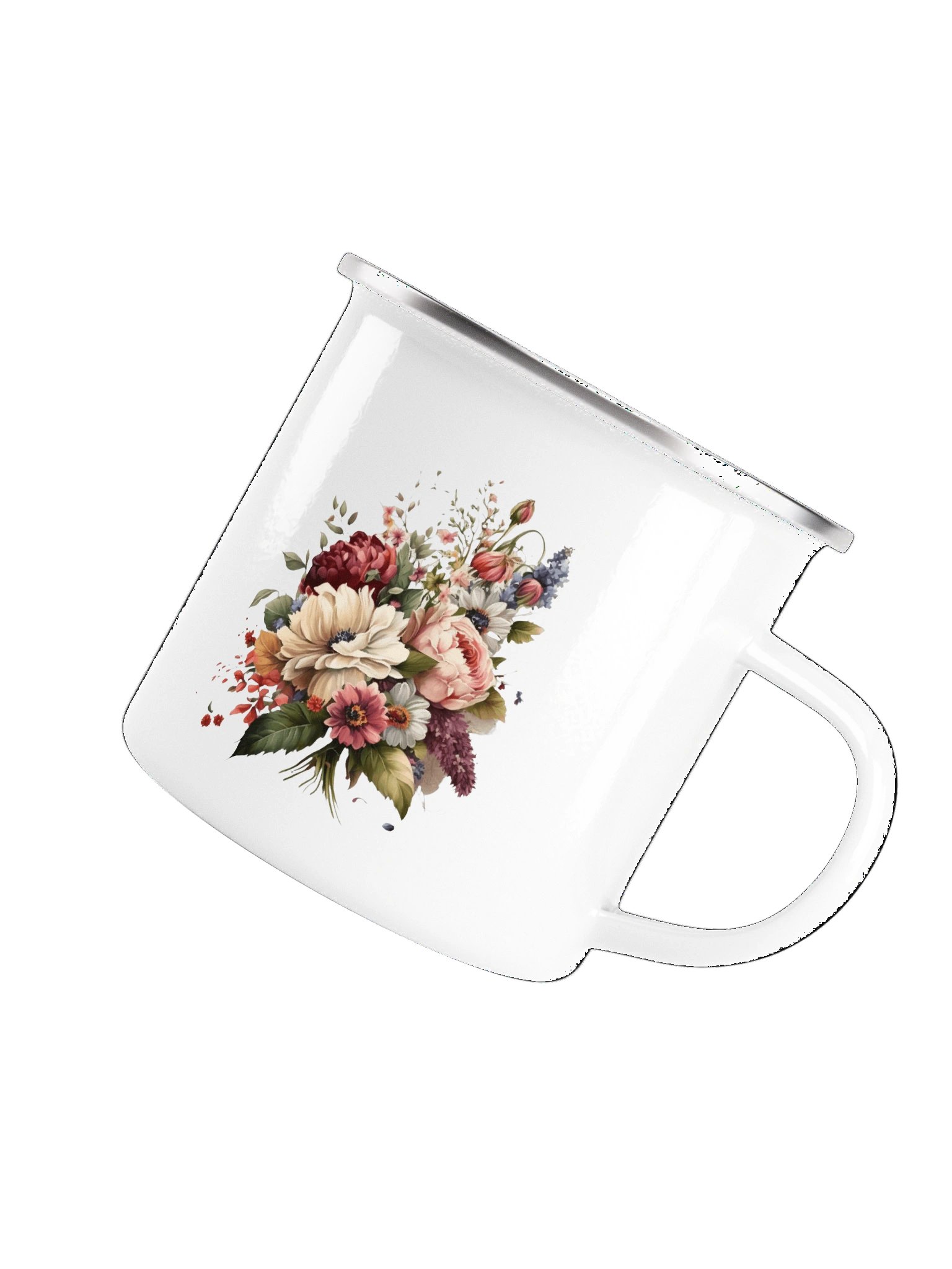 Flowers C Enamel Mug product image (5)