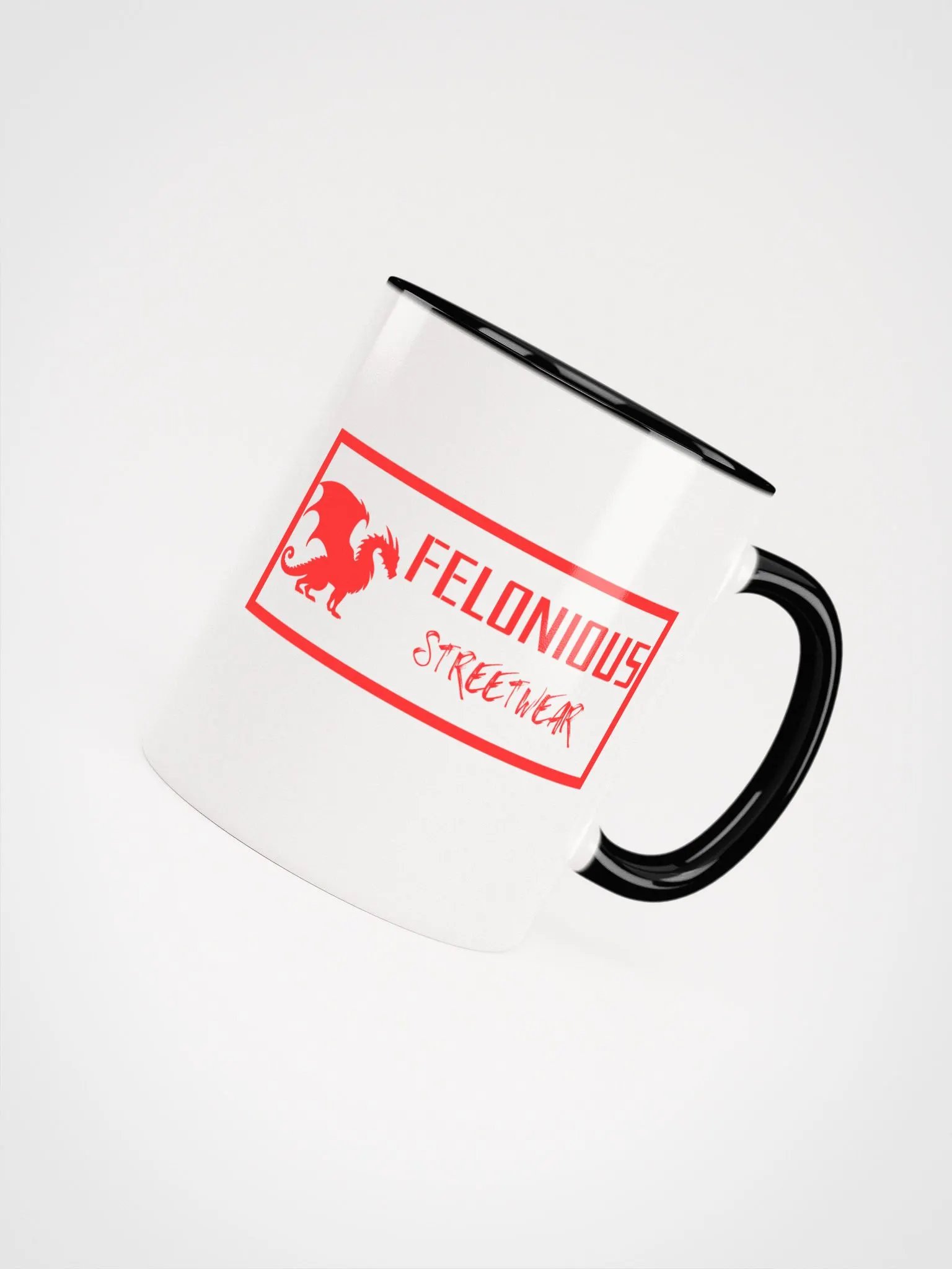 Felonious Streetwear Dragon Red Logo Ceramic Mug product image (47)