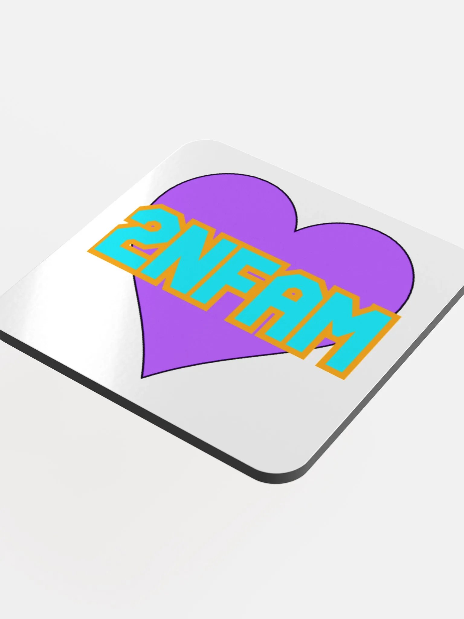 2NFAM Heart Coaster (White) product image (4)