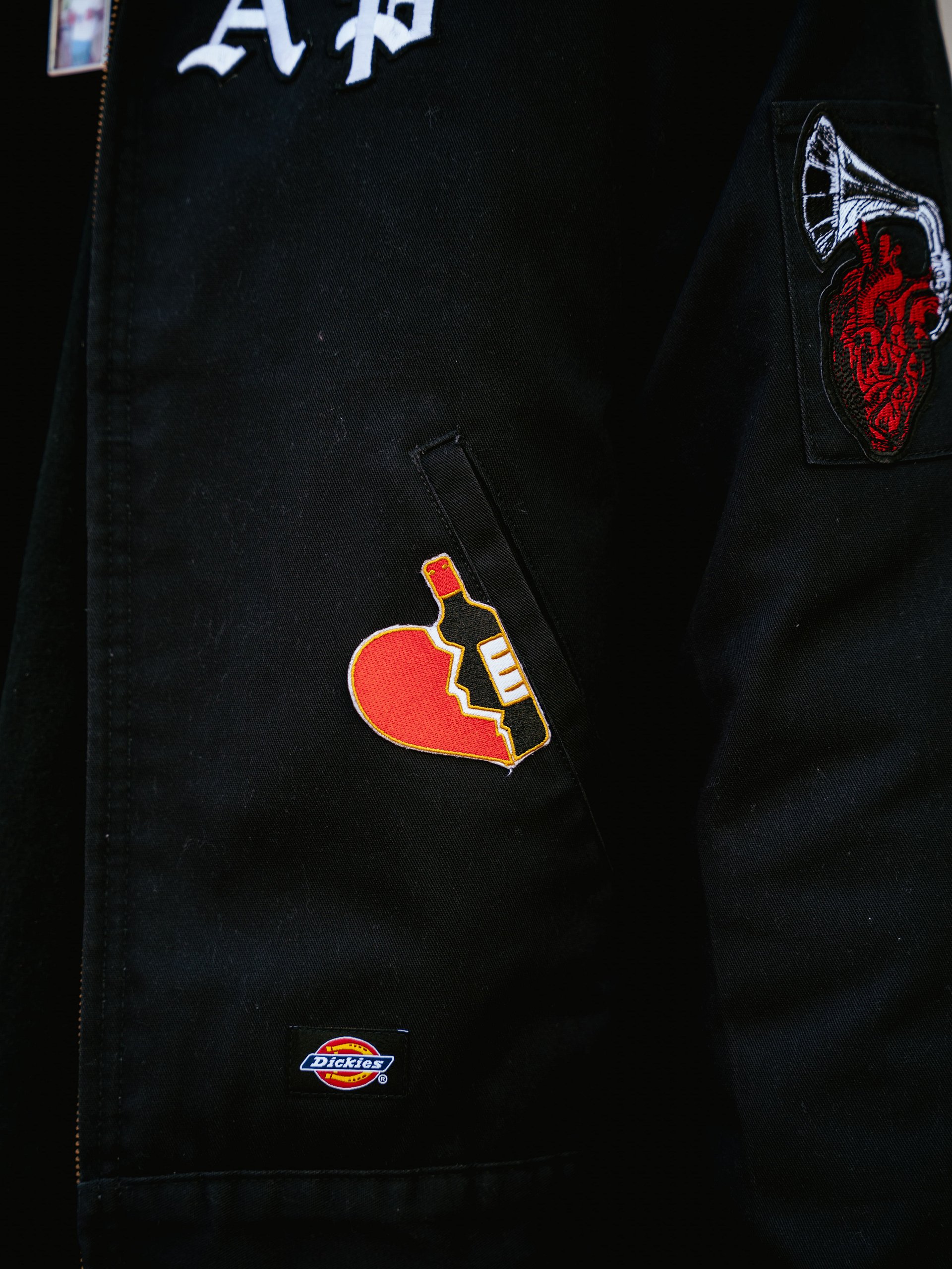 1 of 1 The after party Dickies jacket & split flare custom jeans product image (7)