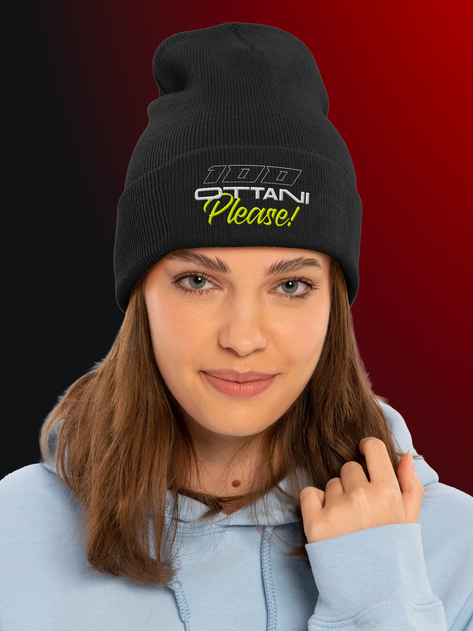 100 Ottani Please!™ Racing Streetwear Cuffed Beanie | Paddock Warm-Up Edition product image (2)