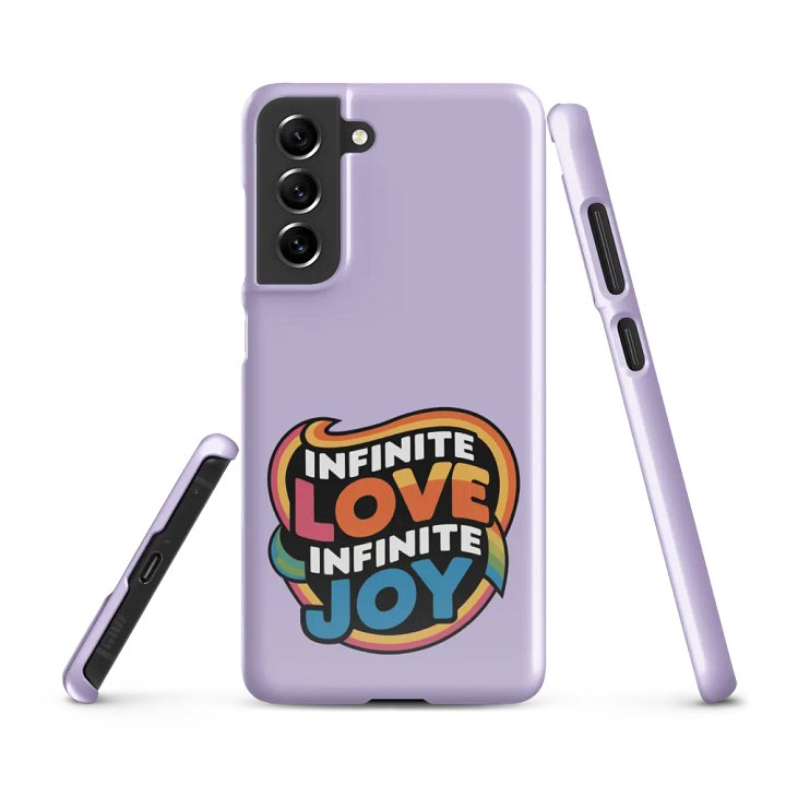 Infinite Love Infinite Joy Snap Case for Samsung (Purple) product image (1)