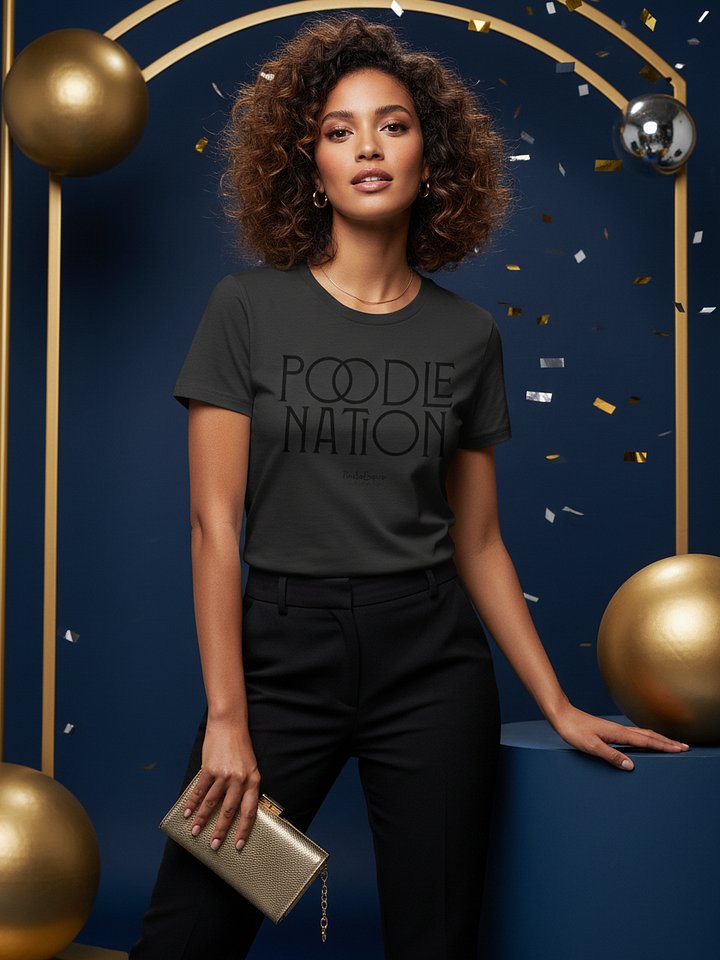 Poodle Nation Art Deco Blackout | Poodle Empire product image (2)
