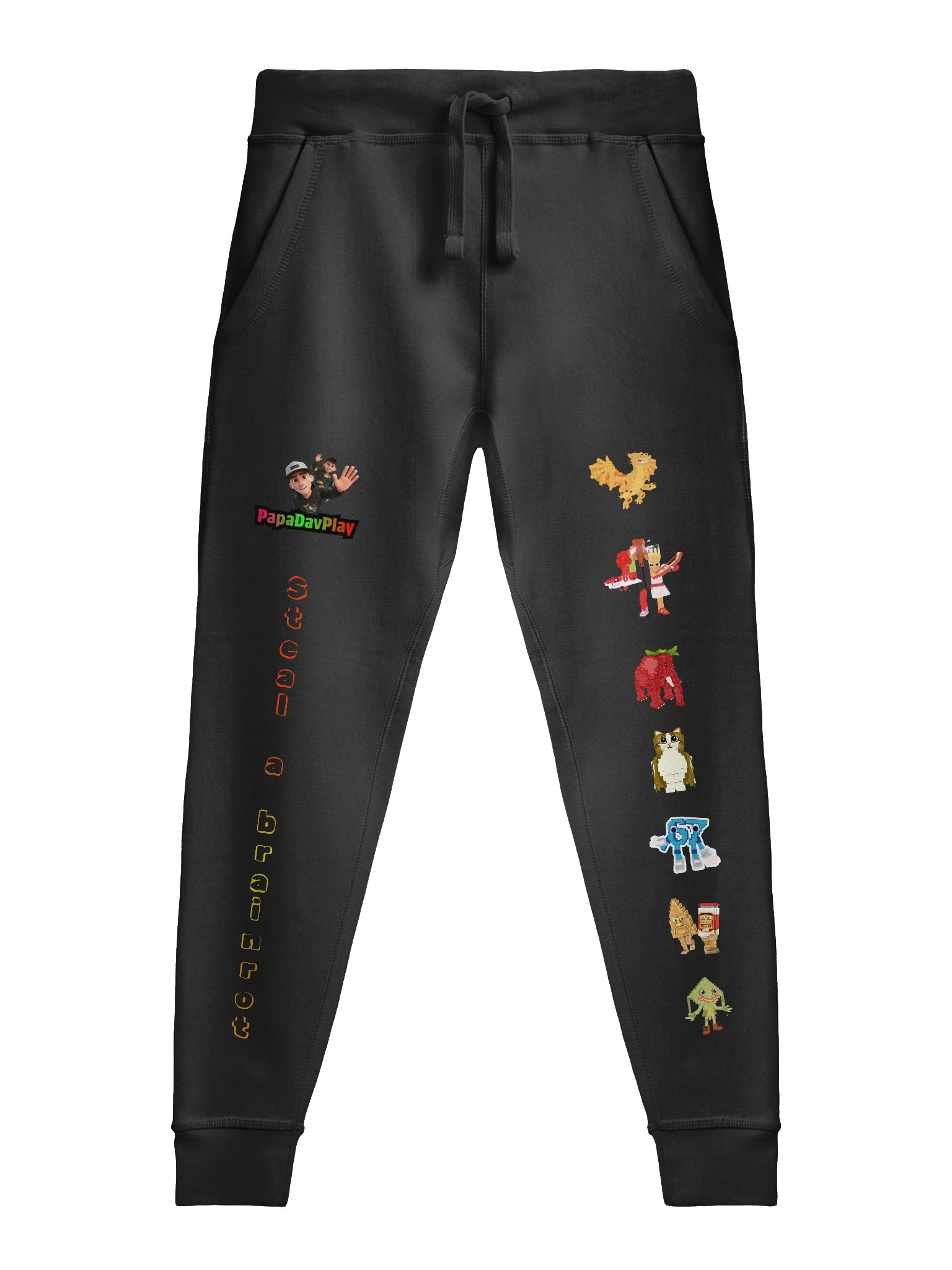 Fleece Joggers Steal a brainrot product image (1)
