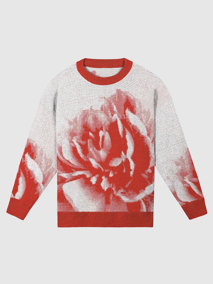 Blooming Rose Relaxed Knit Sweater product image (2)