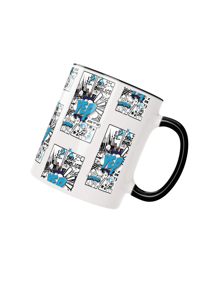 Shac-oholics Comic Blast Mug - Blue 