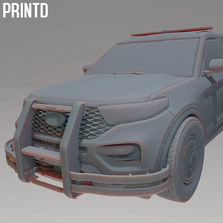 American Police Interceptor - Modern Warfare Wargame Resin Models Zona Alpha product image (1)