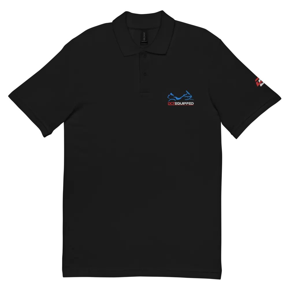 DCT Shadow Wing Polo Shirt Black/Blue product image (3)
