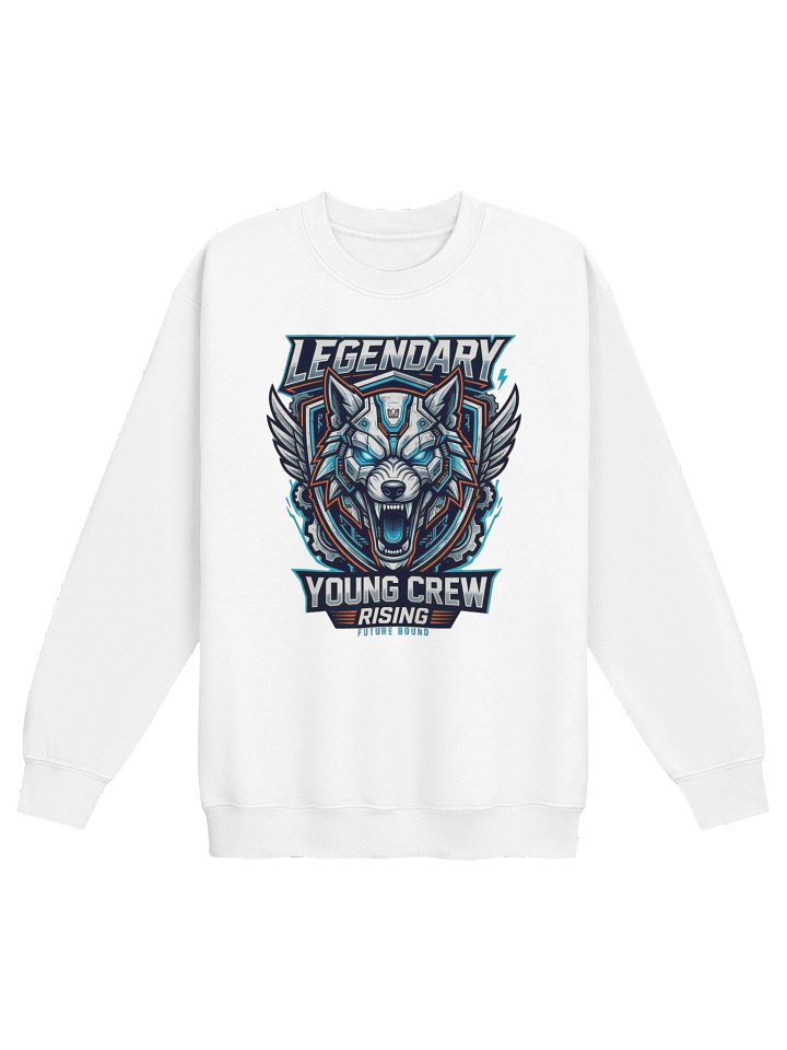 Legendary Young Crew Wolf Emblem Youth Sweatshirt product image (11)