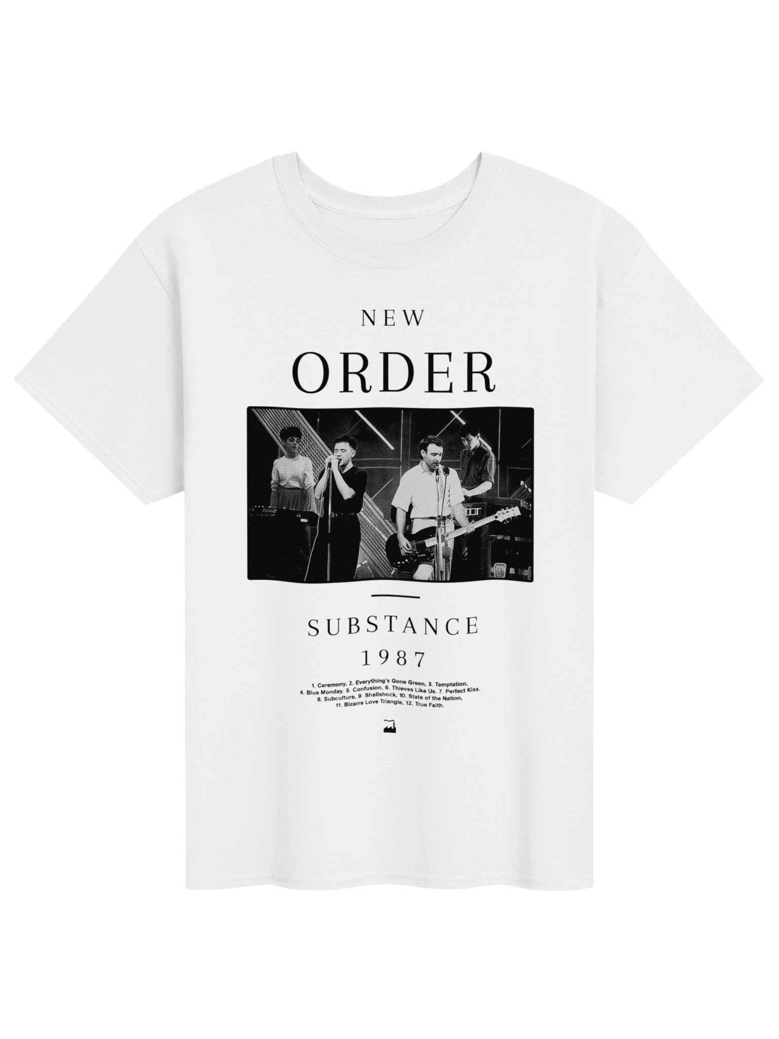 New Order Band Substance 1987 Merch T-Shirt product image (1)
