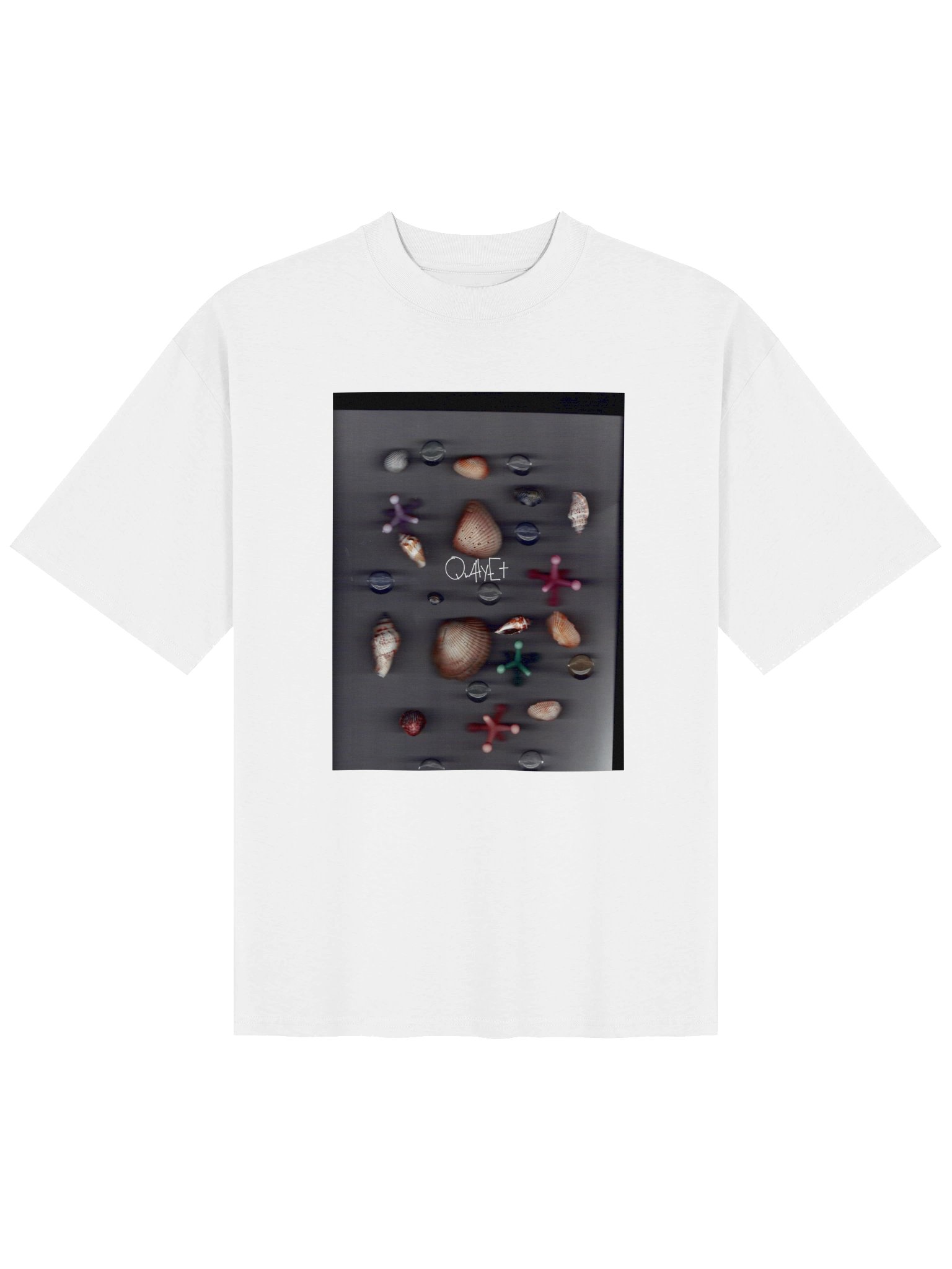 QWHYET Shellscape Shifted Oversized Tee product image (1)