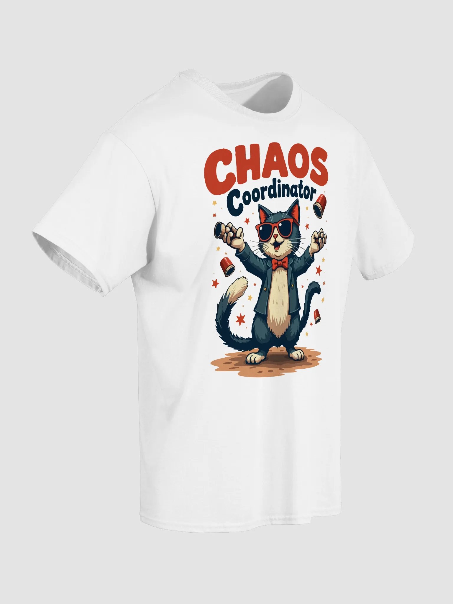 Chaos Coordinator Cat T-Shirt product image (37)