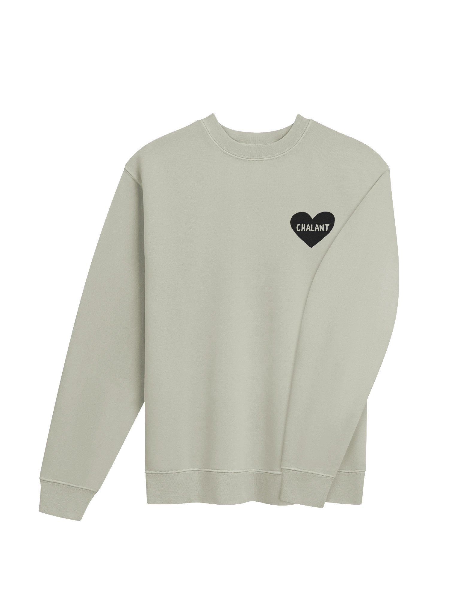 < CHALANT 3 variant #1a1a1a pigment dyed crew product image (4)
