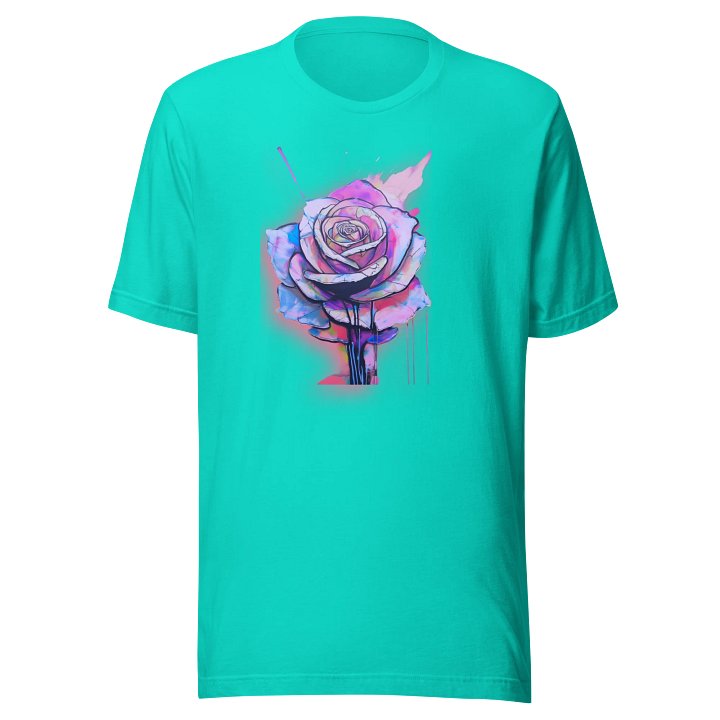 Expressive Rose Art T-Shirt product image (1)