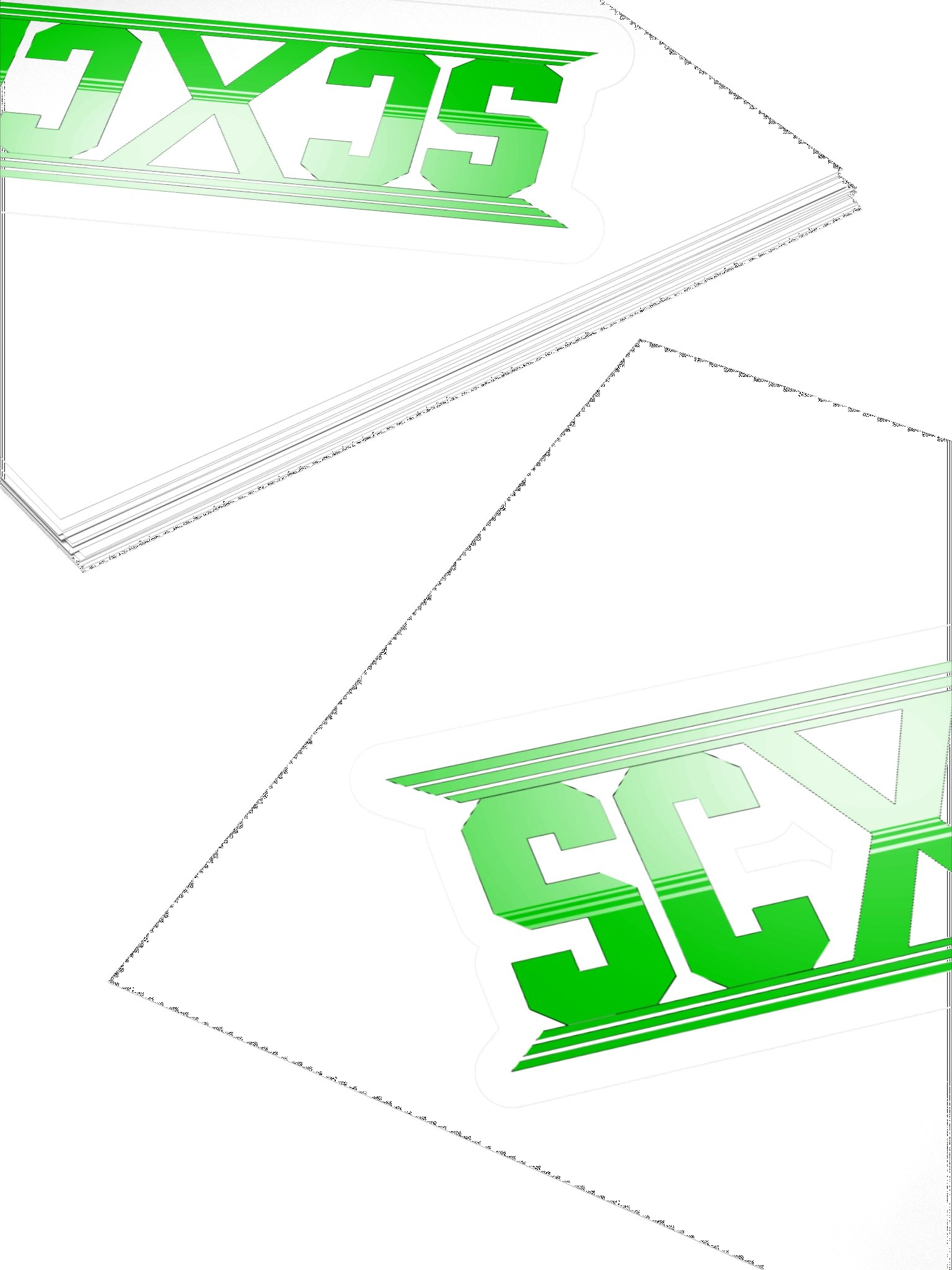 SCBars (Green) Sticker product image (4)