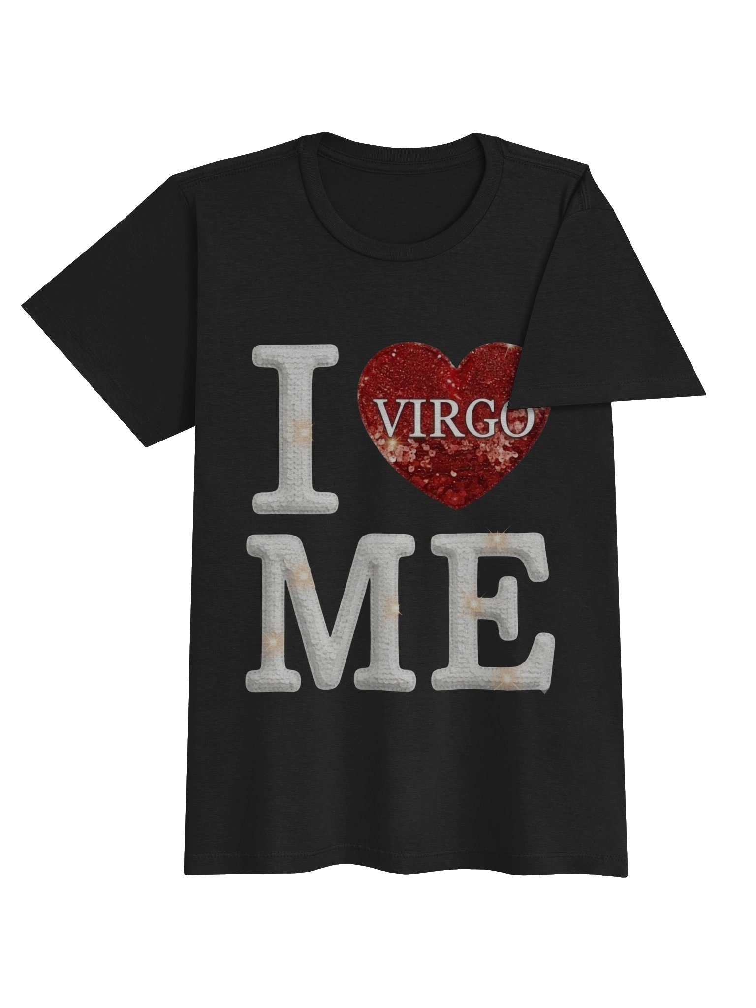 'I ♥ VIRGO ME'- Black or White Tee Me product image (4)