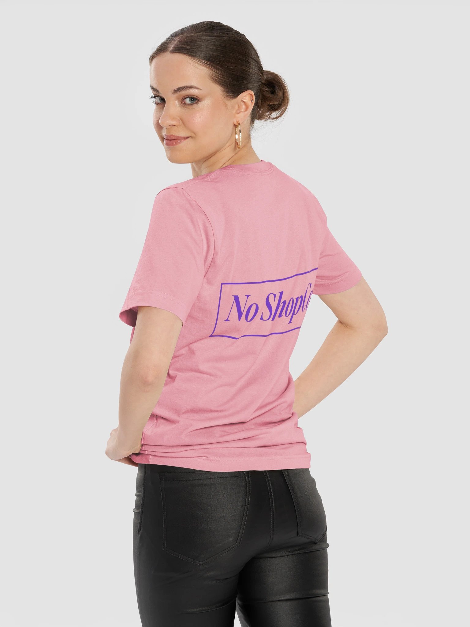 No Middle Finger Point ShopCo Purple Unisex Tee product image (45)