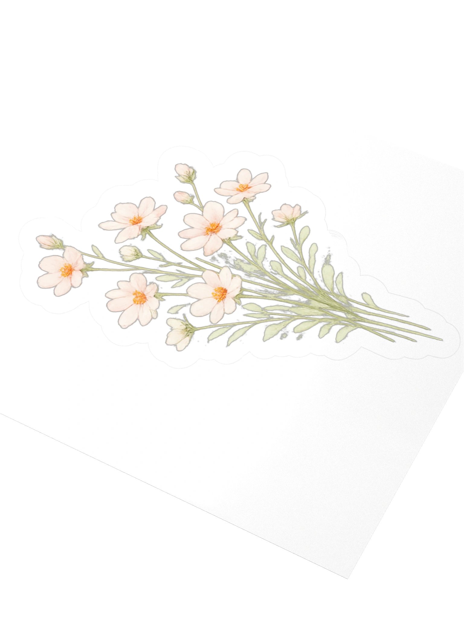 Blush Bloom Sticker — The Meadowlight Wildflower Collection product image (8)