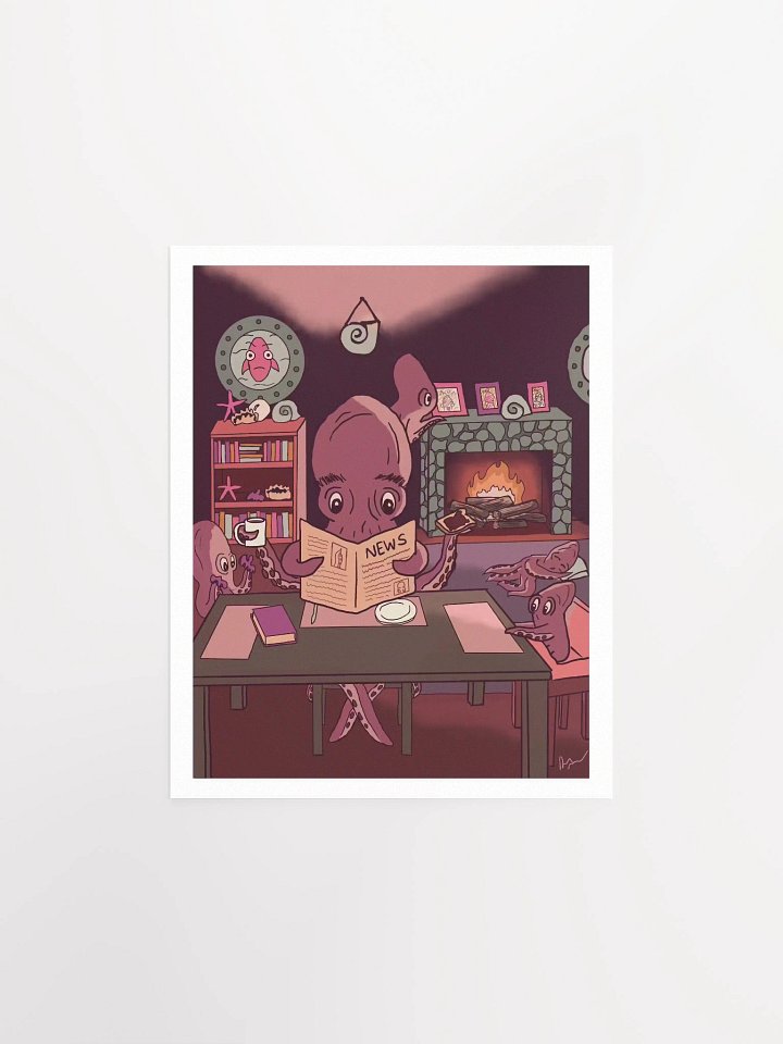Octo Family Matte Art Print product image (2)