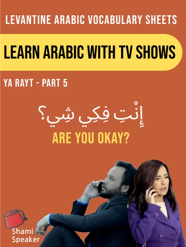 Learn Levantine Arabic With TV Shows (Ya Rayt Part 5) product image (1)